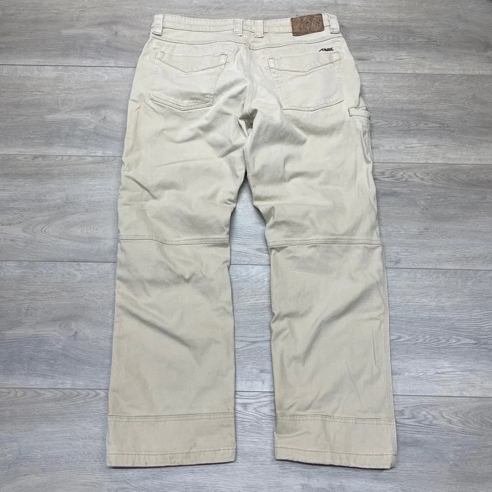 Mountain Khakis Camber 105 Pant Mens 35x30 Tan Classic Fit Canvas Work Trousers